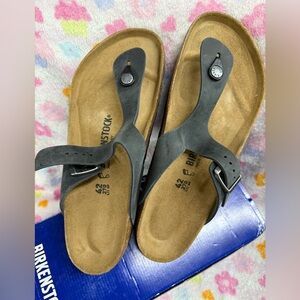 Birkenstock Black and Tan Sandals